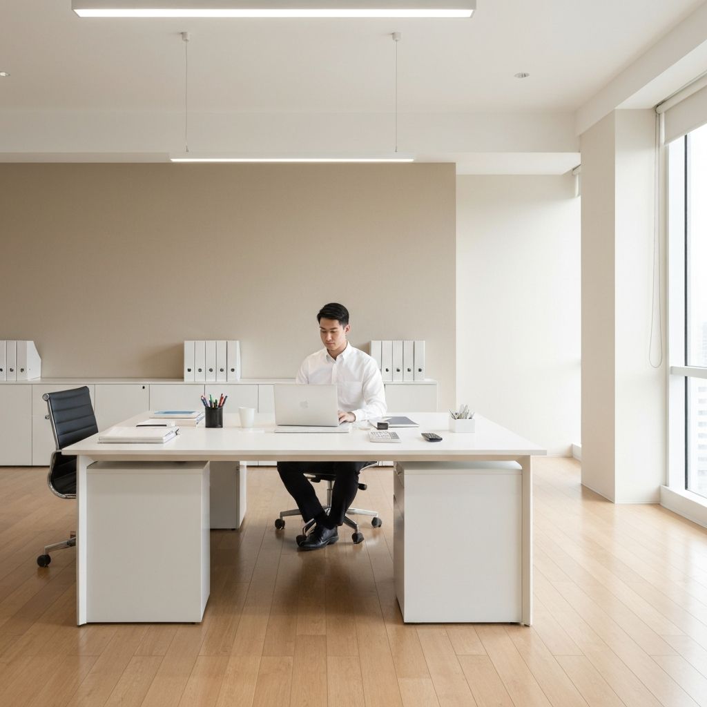 Ruang kerja modern minimalis